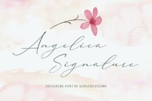 Angelica Signature Font