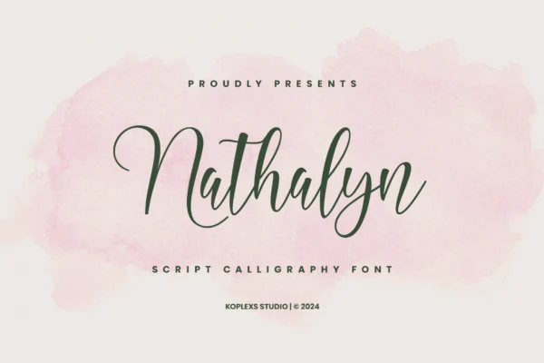 Nathalyn - Script Calligraphy Font