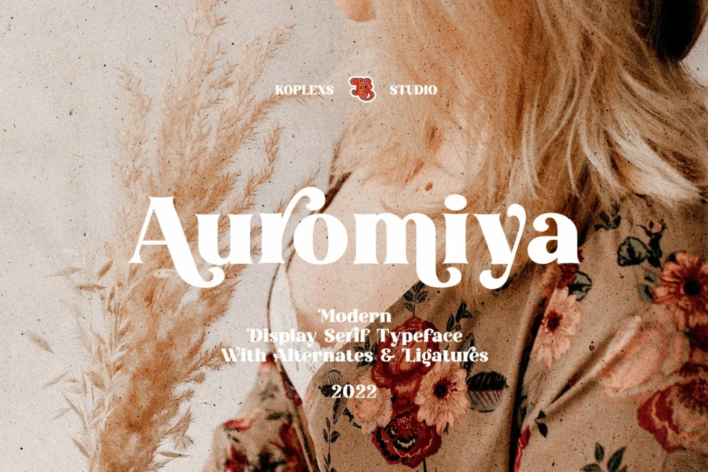 Auromiya - Serif Typeface Font