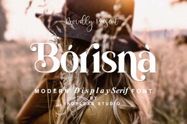 Borisna - Modern Display Serif Font