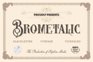 Brometalic - Vintage Font