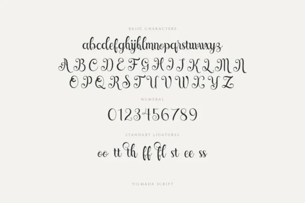 Vilmada - Modern Handwritten Font