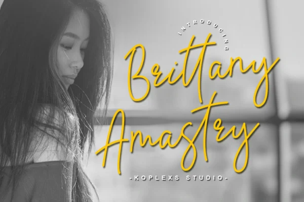 Brittany Amastry Script Font