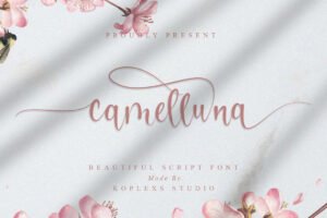 Camelluna - Handwritten Script Fonts