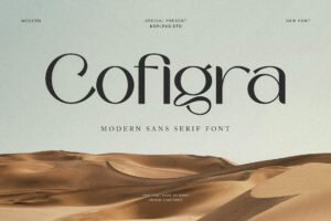 Cofigra Modern Sans Serif Font