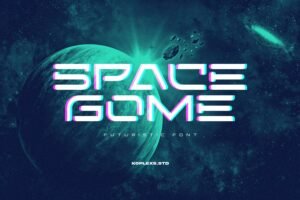 Space Gome - Futuristic Font