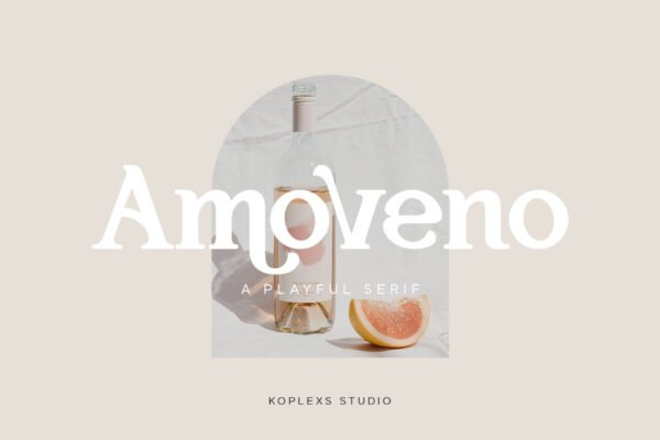 Amoveno - A Playful Serif