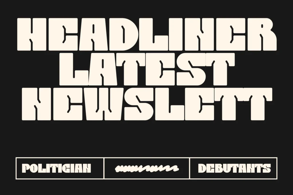 Masku - Rounded Display Font