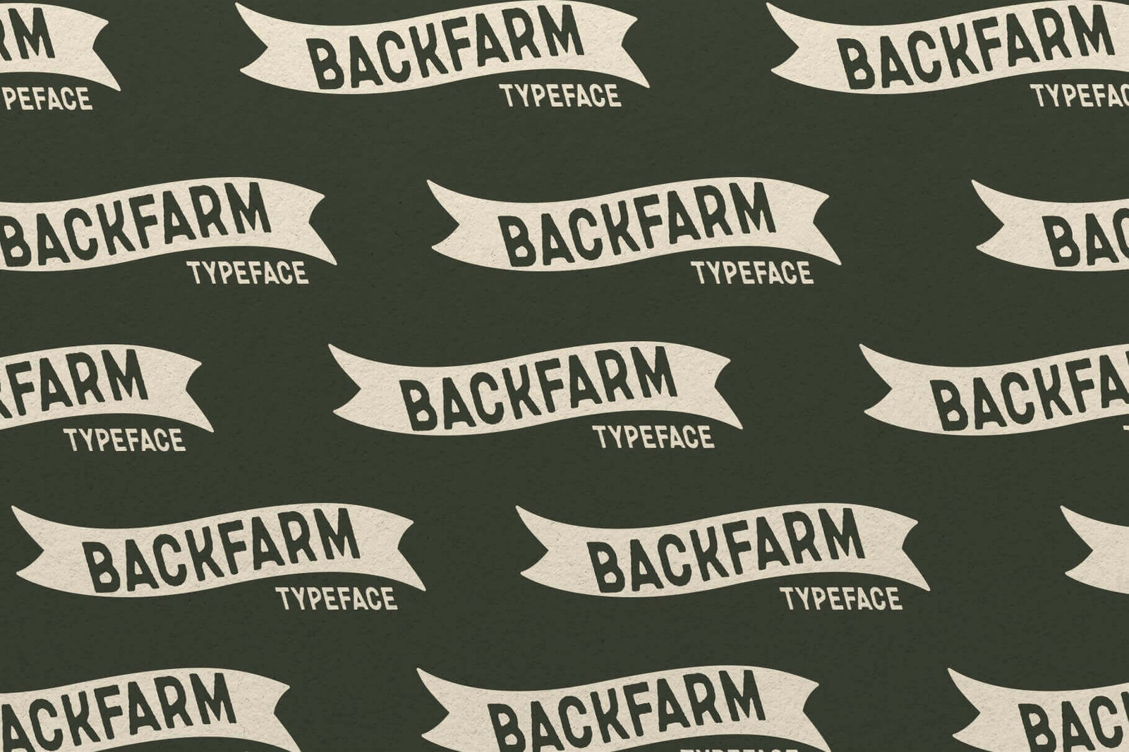 Backfarm - Handrawn Vintage Font