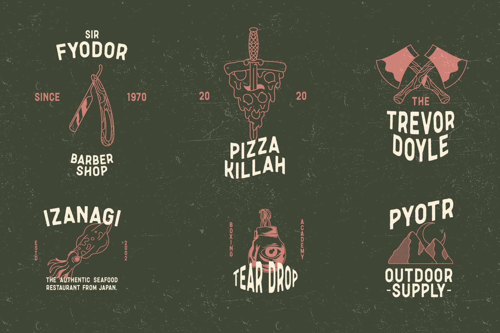 Backfarm - Handrawn Vintage Font