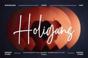 Holigans Handwritten Sript Font