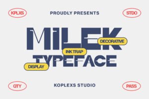 Milek Font Typeface