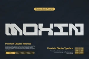 Moxin - Futuristic Font