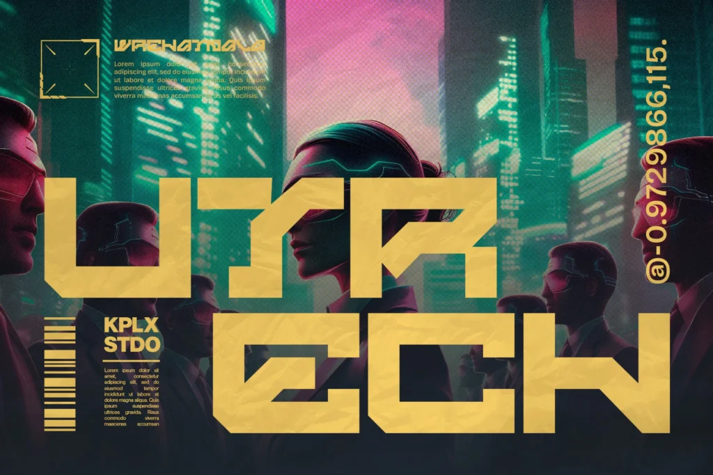 Moxin - Futuristic Font