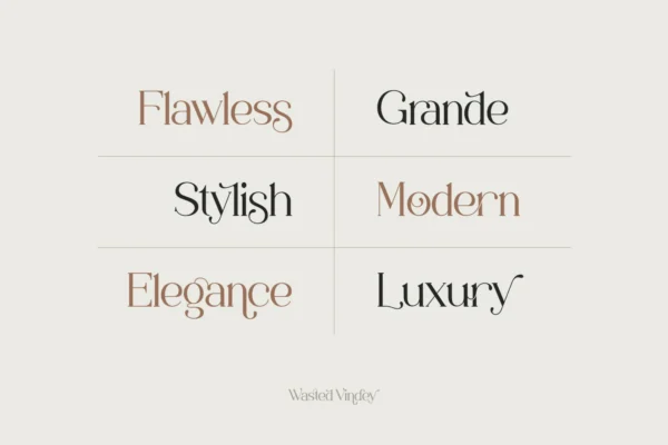 Wasted Vindey - Classy Serif Font - Image 4