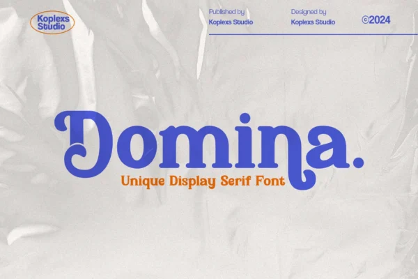 Domina – Display Serif Font