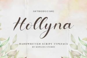 Hollyna - Handwritten Script Font