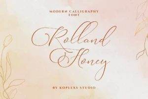 Rolland Honey - Modern Calligraphy Font