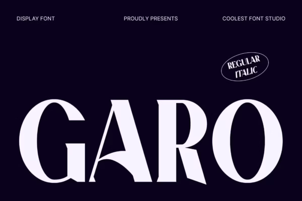 Garo - Serif Font