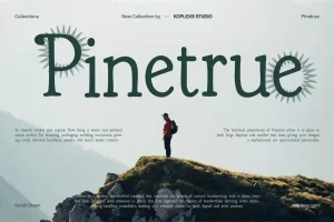 Pinetrue Font